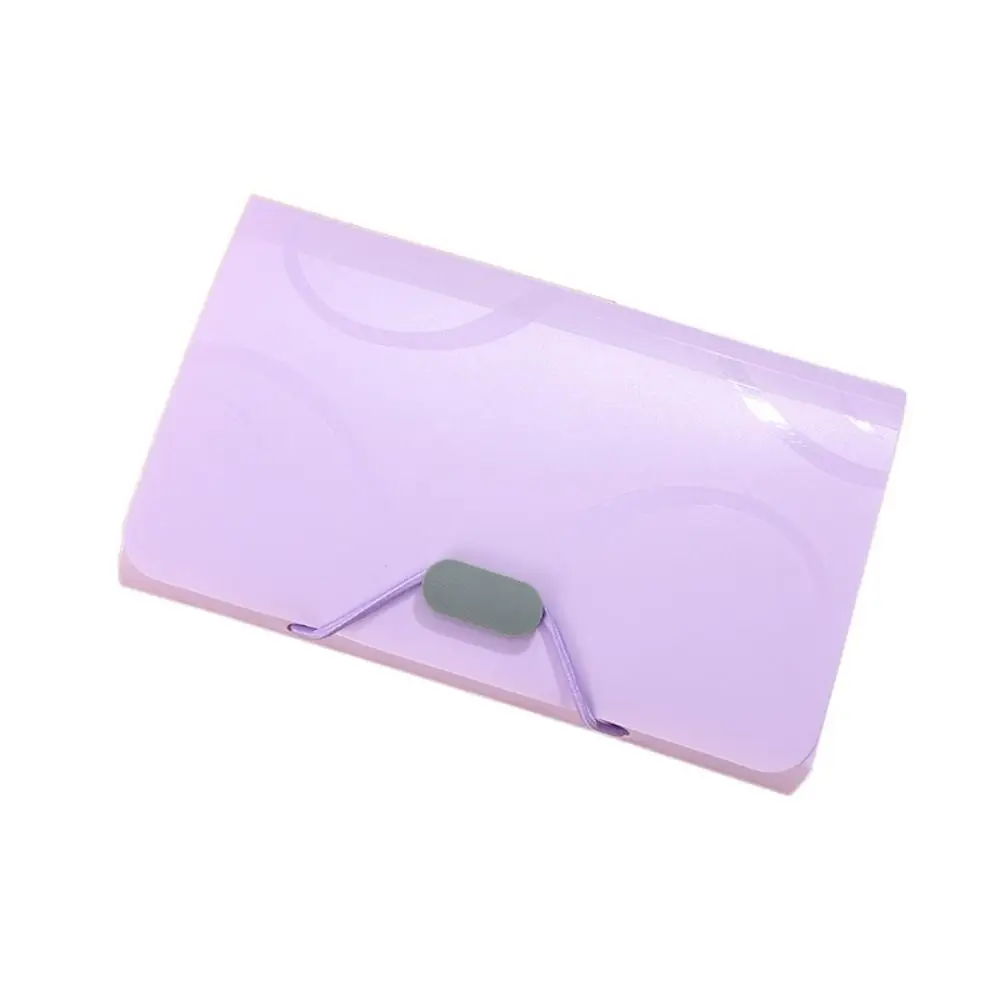 Stripe Rainbow Organ Bag 13-grid Spring Rope A6 File Storage Bag Waterproof Wear-resistant Bill Package Storage Document