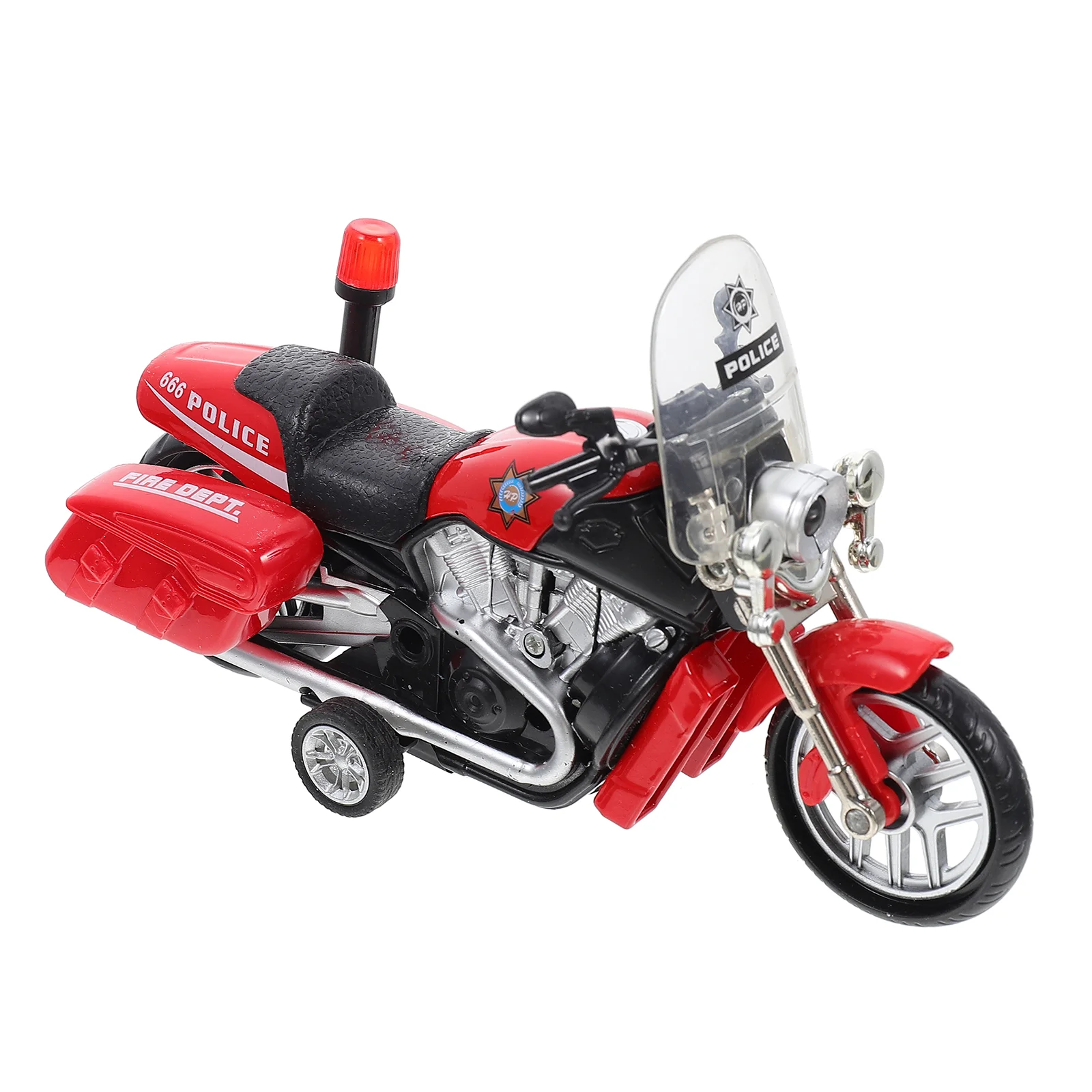 Juguete de motocicleta de coche de policía para niños, juguetes para niños, escultura Abs, motocicleta Mini