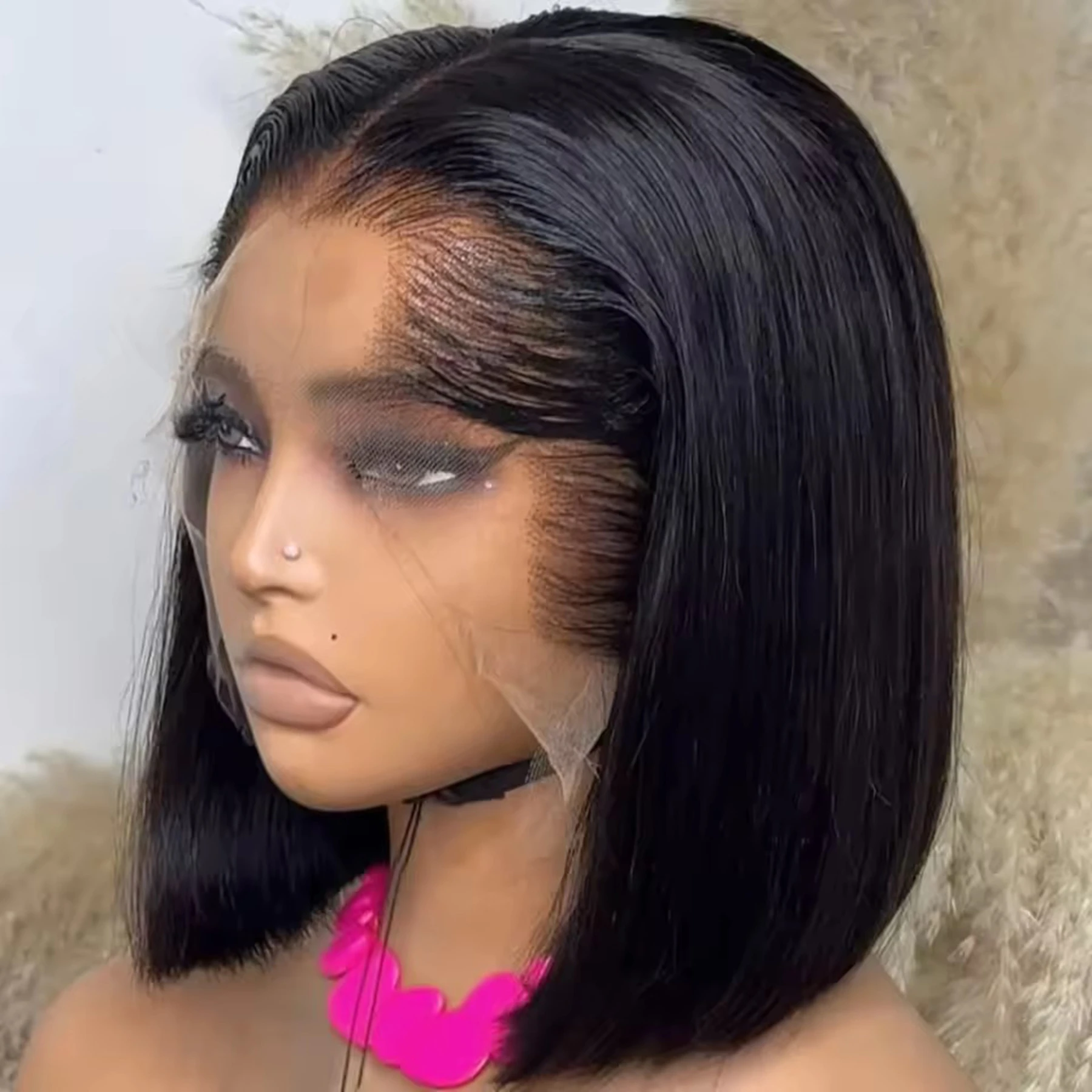 Short Bob Blunt Cut Straight B - Cosplay Wig Colored review and price