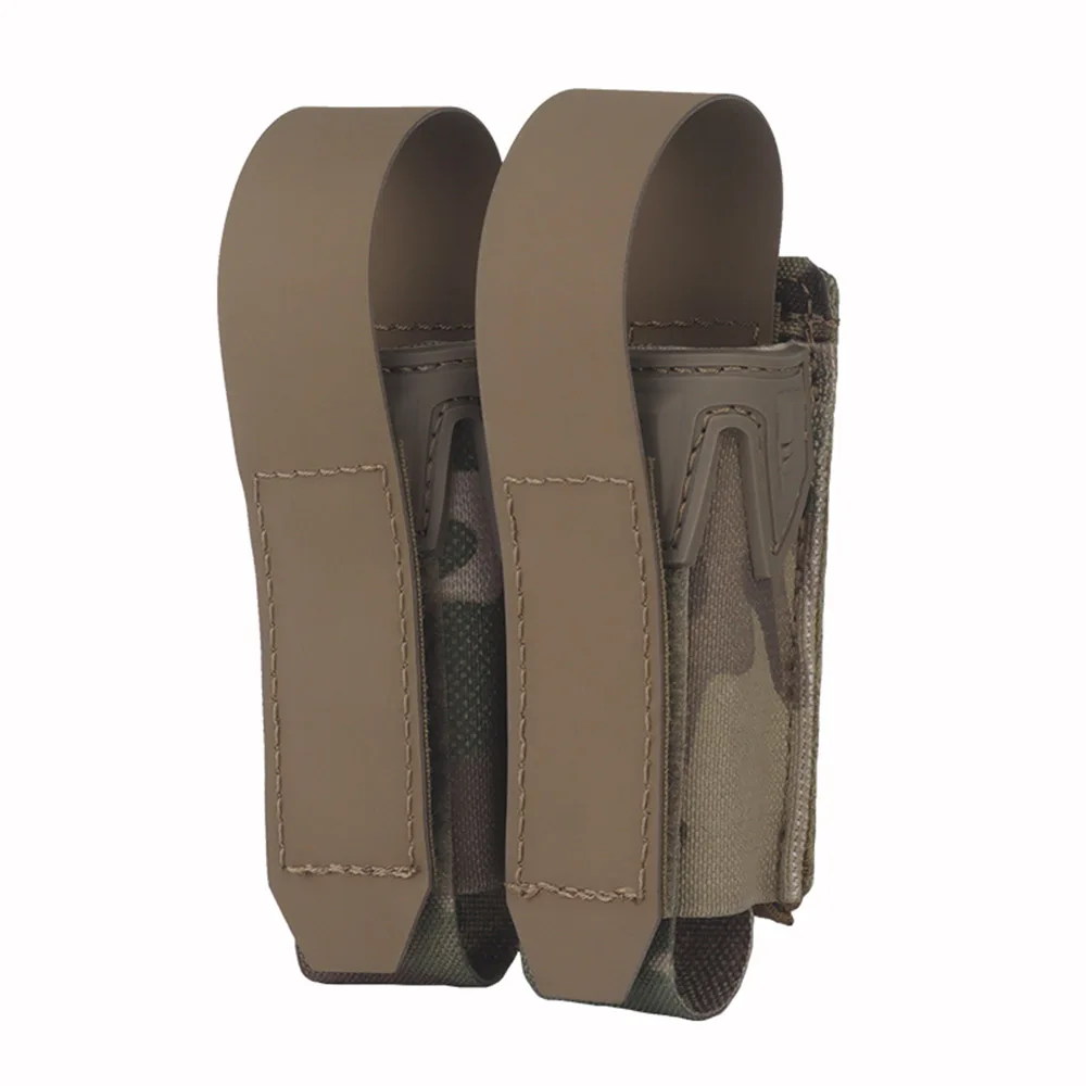 Funda táctica doble cargador pistola 9mm MOLLE liberación rápida - imagen 5