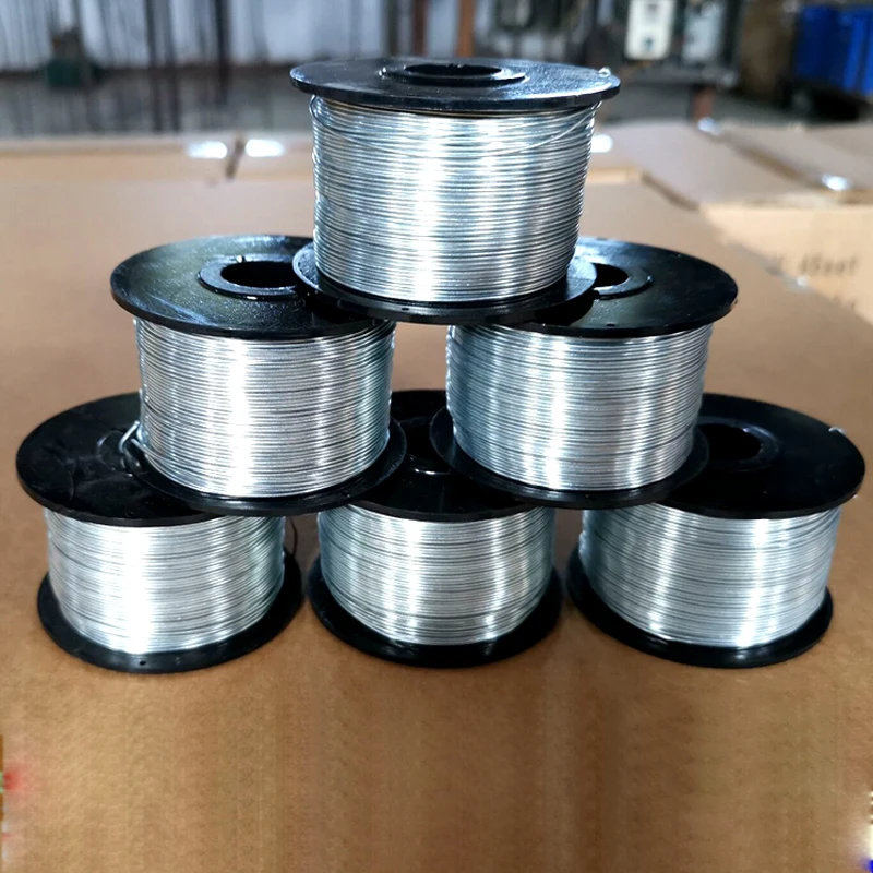 0.8mm 110M 10pcs Roll Wire Iron Wire for Rebar Tying Machine Electric Rebar