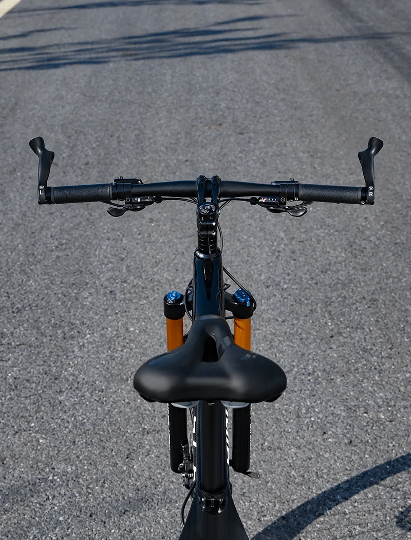 WEST BIKING MTB Fahrradlenkerenden Ergonomische Mountainbike-Innenlenkerenden 22,2 mm Nylon Reflektierende Lenkerenden Fahrradzubehör – Detail 2