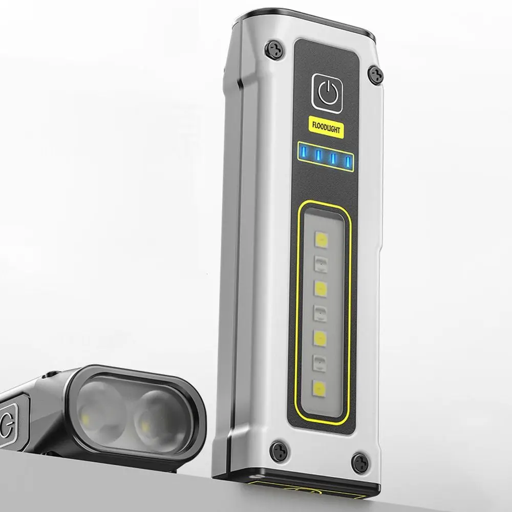 

ABS Multifunction LED Flashlight Power Bank Portable Outdoor Camping Light Rechargeable Handheld Night Light Hiking