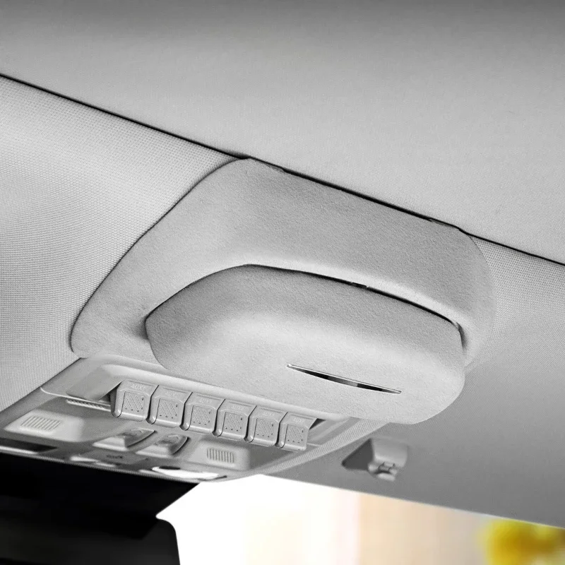 

For Ford Ranger Car Glasses Case Flip Fur Glasses Storage Box Interior Suppliers Decoration Protective Modification Accessories