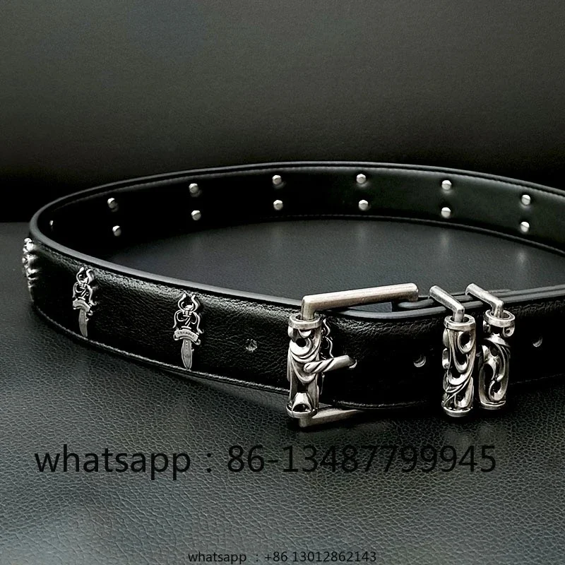 

1 Épée sacrée en argent regard of 925 стиля chinois, ролевое скульптурное сброе с cuir de cercle, ceinture faite à la main, providingro, punk,