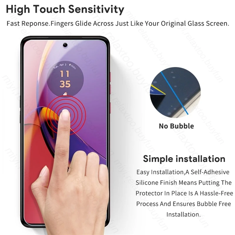 Для Motorola Moto G84 G54 5G Glass 3 шт. закаленное стекло для Moto G14 4G 84 54 14 84G 54G 14G Полное покрытие Защитная пленка для экрана