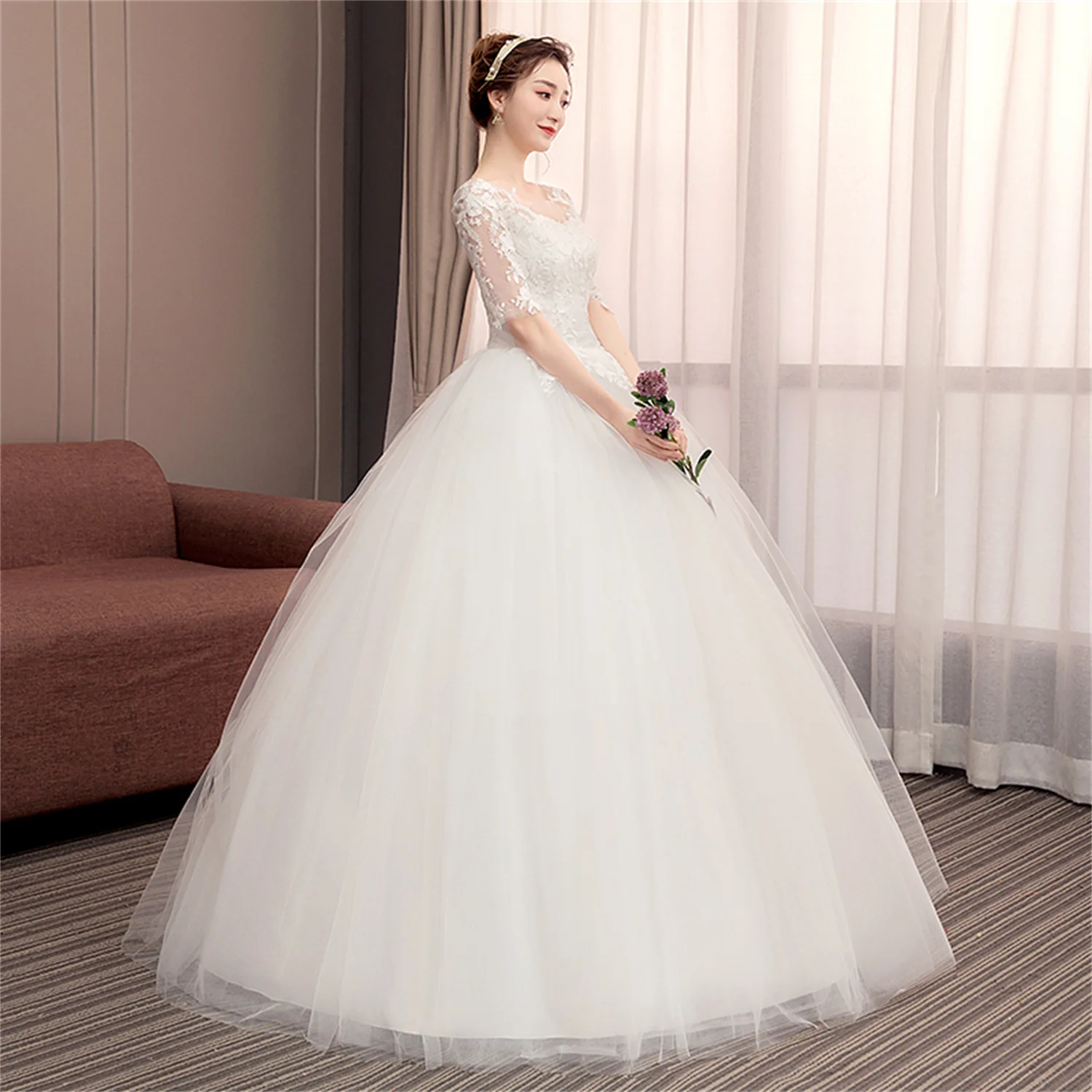 Lace Bepeithy Official Store Tutu Gala Dresses 2023 Wedding Dress Wedding Gowns for Women 2023 Bride Weeding Dress Women2023