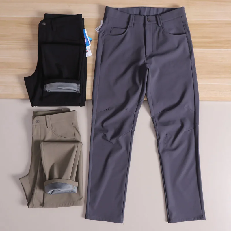 

Outdoor 3D Tailoring Men's Casual Pants Breathable Water-Resistant Spor Straight Leg Comfortable Nylon Polyester Blend