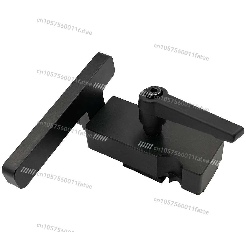 

Woodworking Miter Track Stop Block for 45mm T-Slot Track Aluminum Sliding Stop Jig Precision Length Limiter