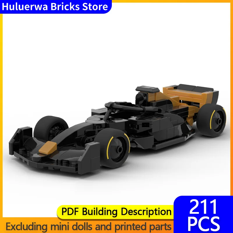

Speed Hypercar Model MOC Building Bricks F1 Formula Racing Modular Technology Gifts Holiday Assemble Children Toys Suit