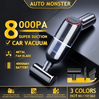 Mini Portable Wireless Vacuum Cleaner Car Home Rechargeable Handheld Strong Suction Car Vac