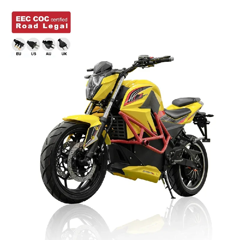 

High Speed EEC COC Electric Motorcycle 5000W Adult 8000W 72V Lithium Powerful Electric Moped Moto