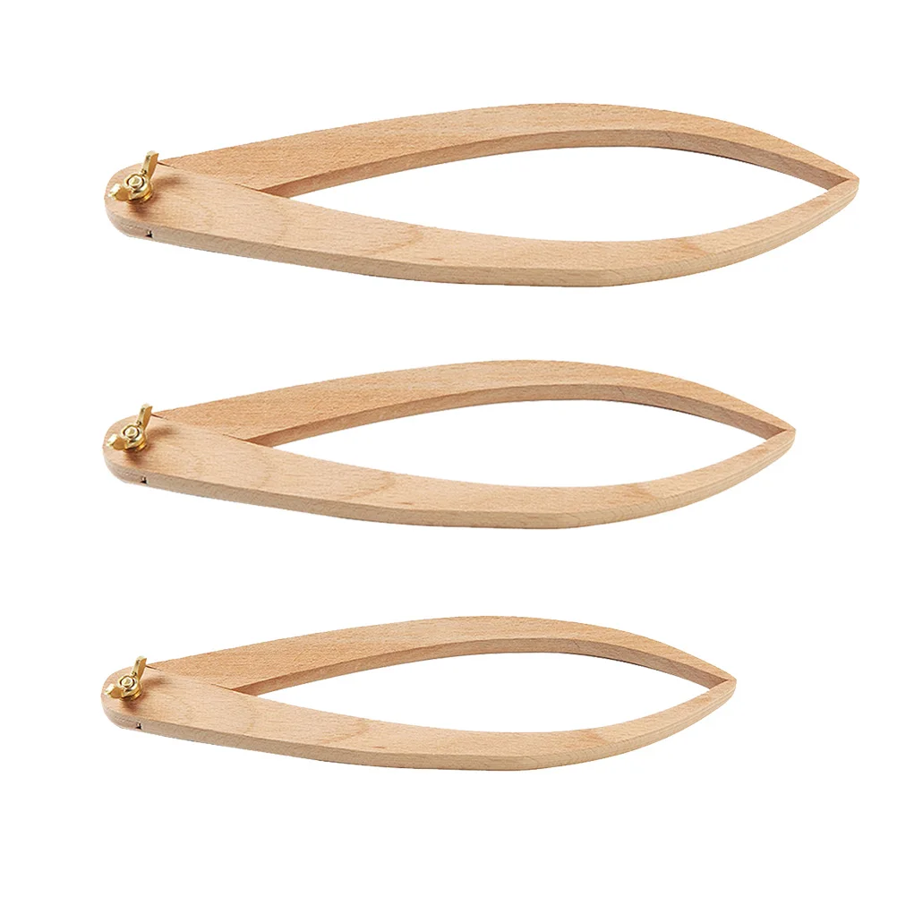 

3Pcs Wood Caliper Set Creative Lockable Pliers Adjustable Wing Nut for Ceramics Measuring Distance Tool Simple Accurate
