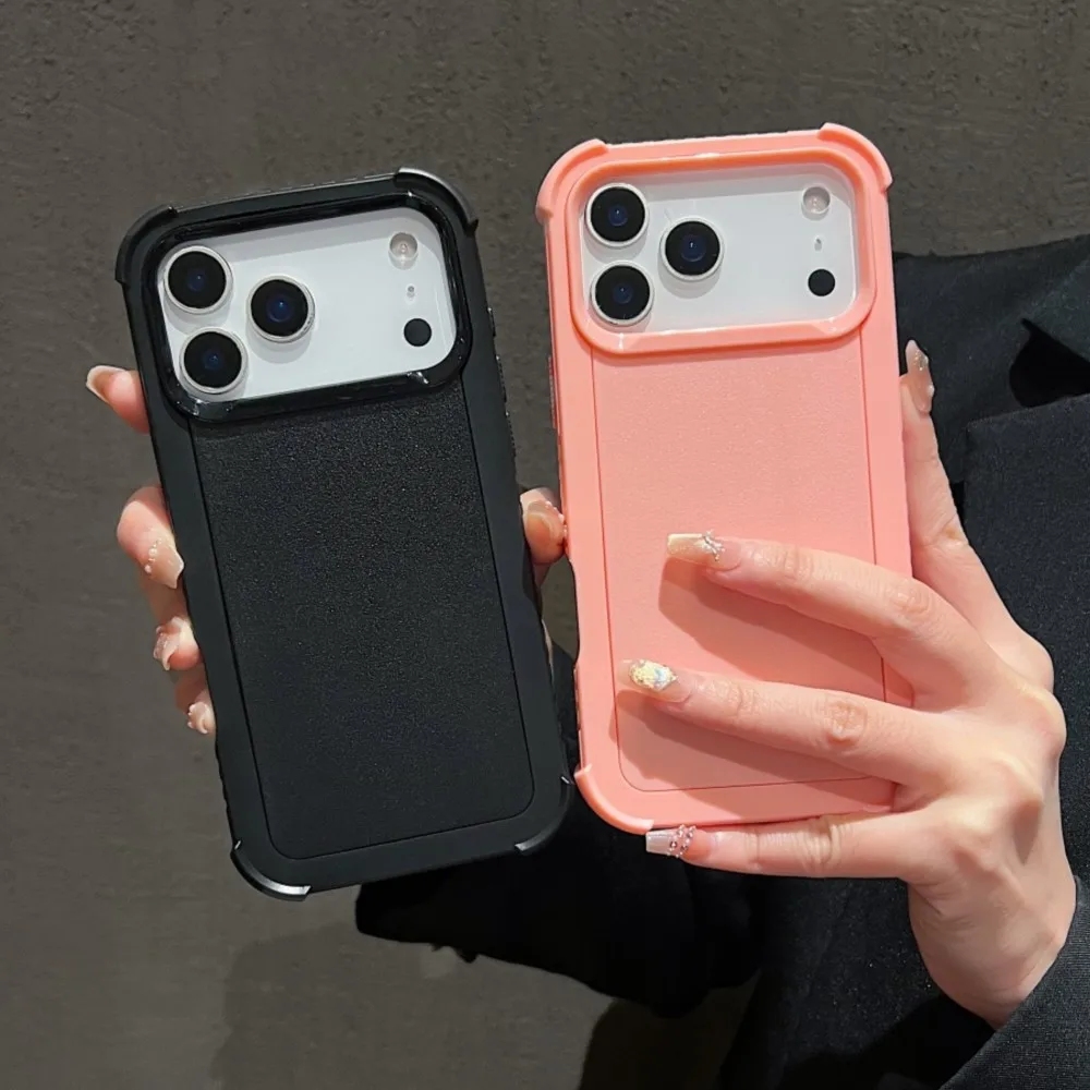 เคสกันกระแทกแบบแข็งสำหรับ iPhone 17 Air 16 15 14 Plus 13 12 11 Pro Max 16Pro 17Pro 17ProMax ป้องกันแรงกระแทกสไตล์ทหาร ดีไซน์เท่ห์