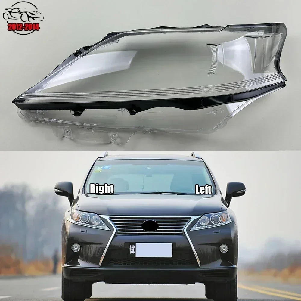 

For Lexus RX270 RX350 RX450 2012 2013 2014 Headlight Cover Lamp Shade Transparent Lampshade Headlamp Shell Lens Plexiglass