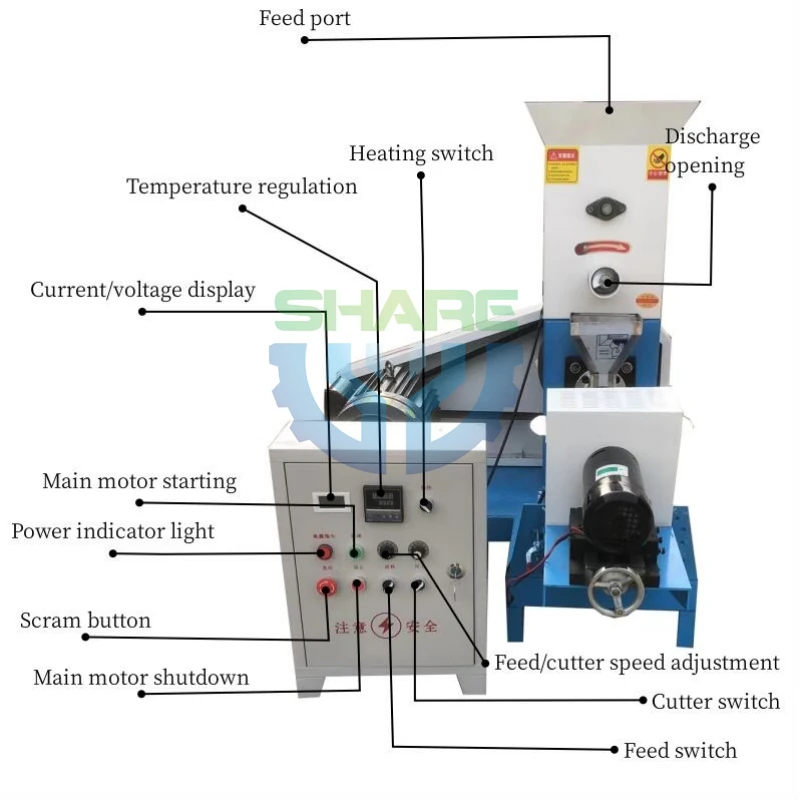 Automation Home Use Pet Treats Snack Machinery Pellet Cold Pressed Full Production Line Dog Food Making Machine for Chickens