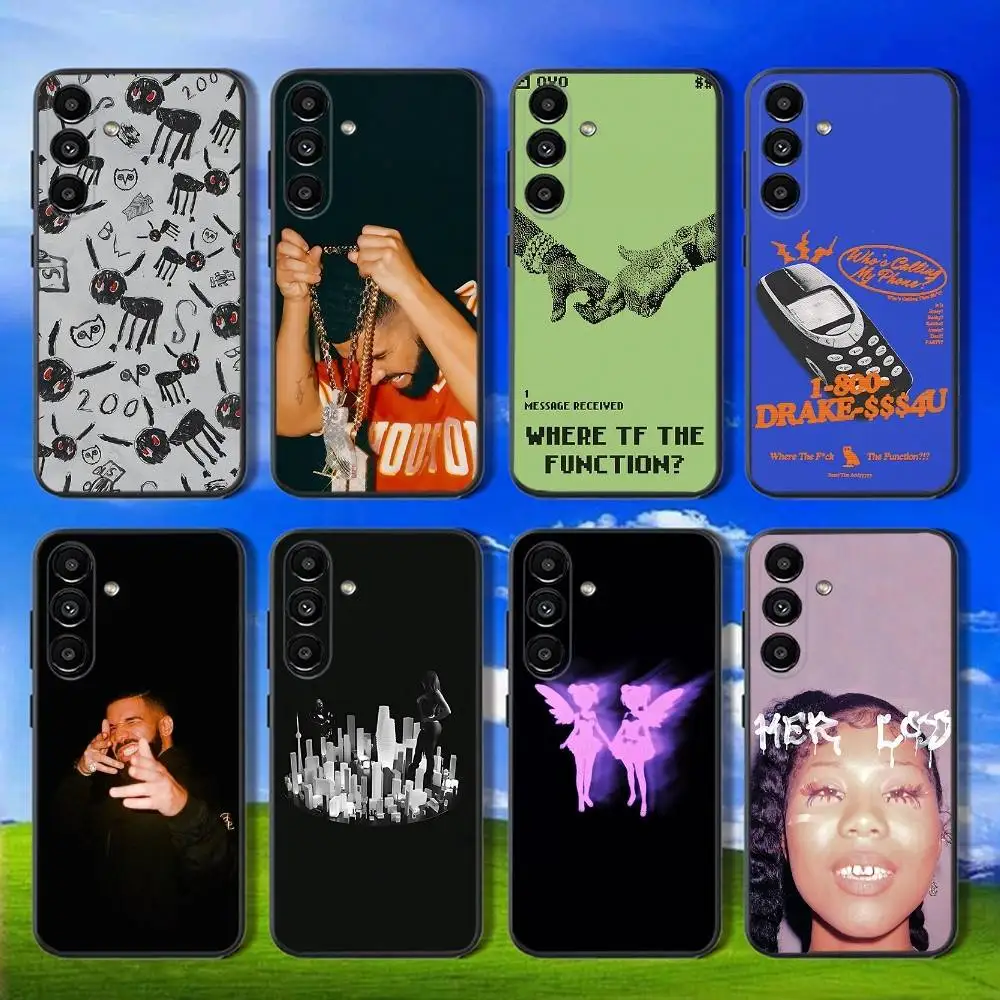 

D-Drake Rapper Phone Case For Samsung Galaxy A13,A21s,A22,A31,A32,A52,A53,A71,A80,Soft Black Shell