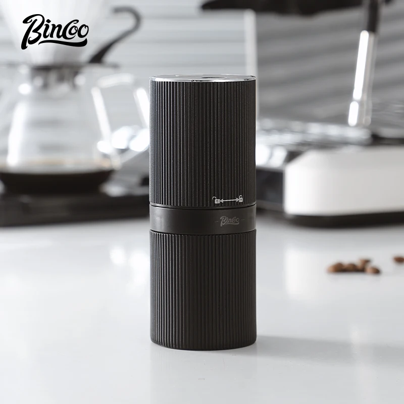 Bincoo Electric Coffee Grinder Portable Mini Coffee Maker Adjustable USB Rechargeable Grinder with Grinder Cleaning Brush