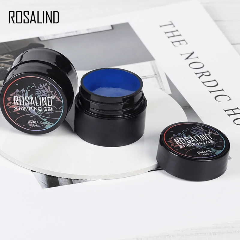 ROSALIND Nail Gel 5ml Canned Plastic Nail Curing Agent Quick-Drying Nail Polish Primer UV Irradiation Lamp DIY Nail Supplies.