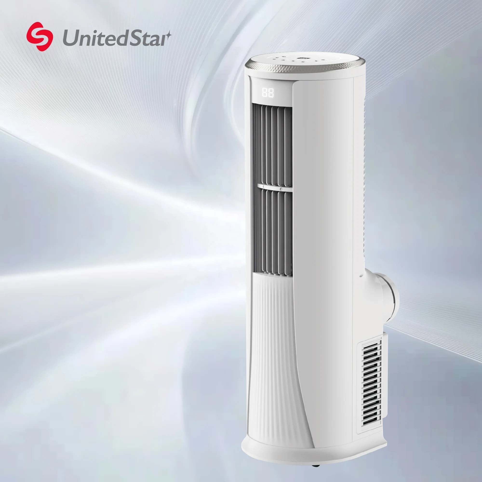 16000btu Large Cooling Capacity Electric 1.3m Floor Standing Air Conditioner Portable For Homes With Remote Control