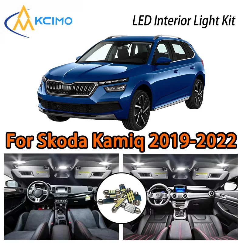 

KCIMO For Skoda Kamiq 2019-2022 Premium LED Interior Kit - 2 Colors , Quick Installation, Long-Lasting