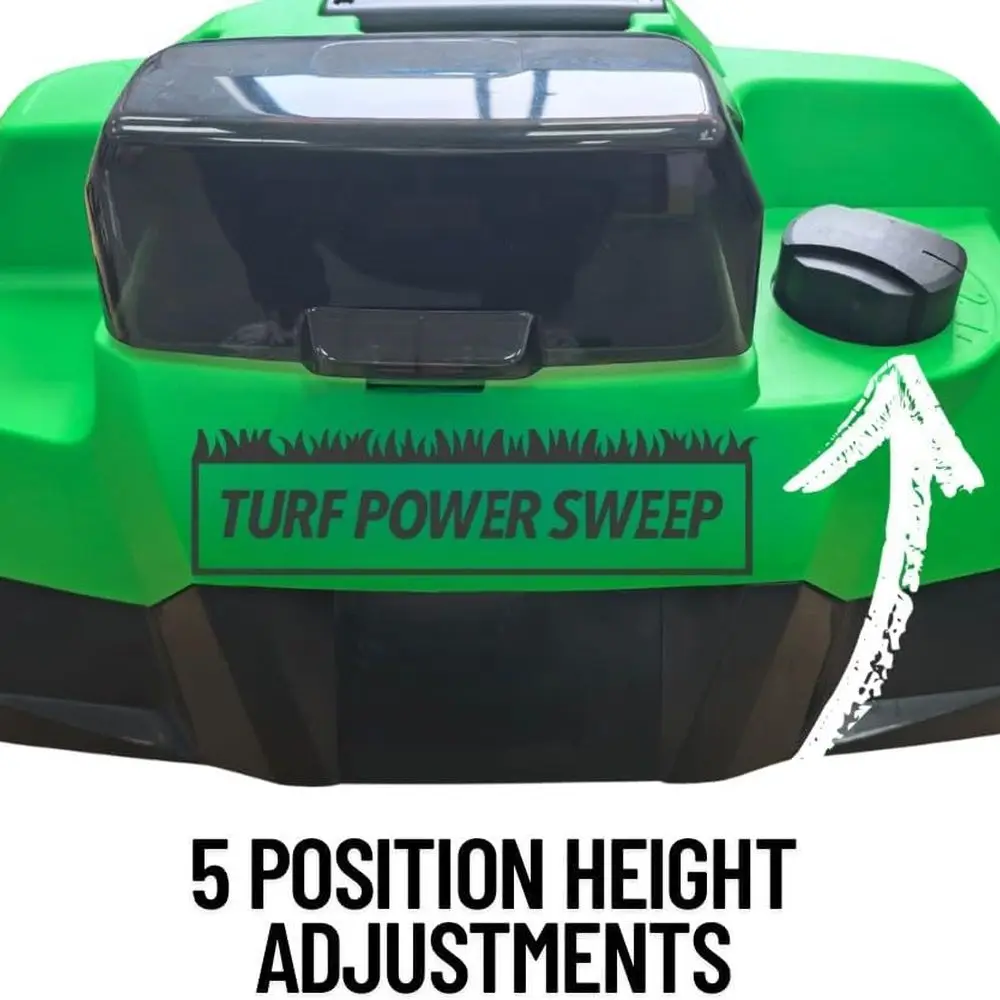 Wireless Battery-Operated Turf Cleaner for Synthetic Lawns