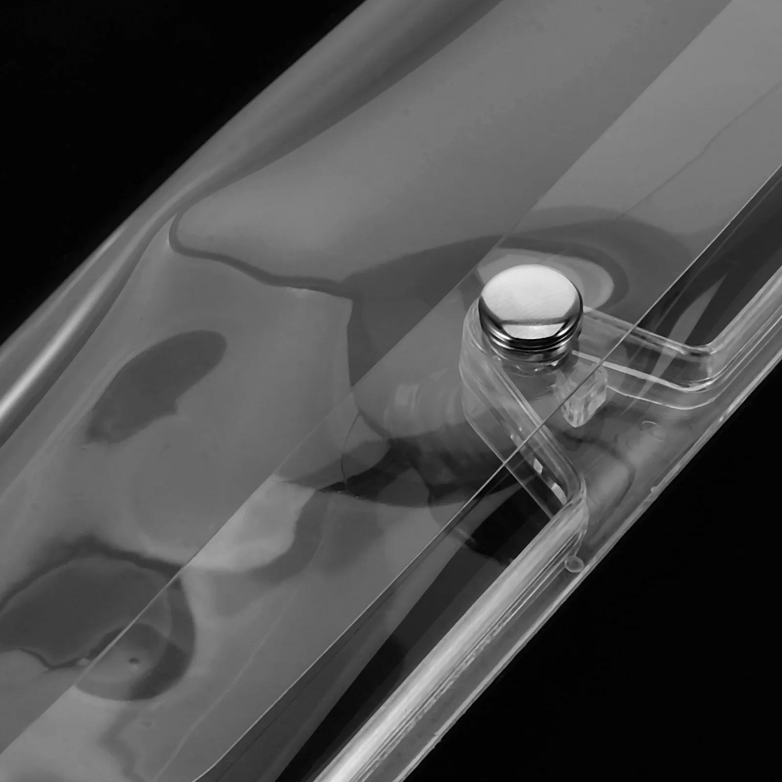 

10Pcs Transparent Eyeglasses Cases Plastic Sunglasses Protective Button Portable Compact Glasses Holder Plastic Eyeglass Case