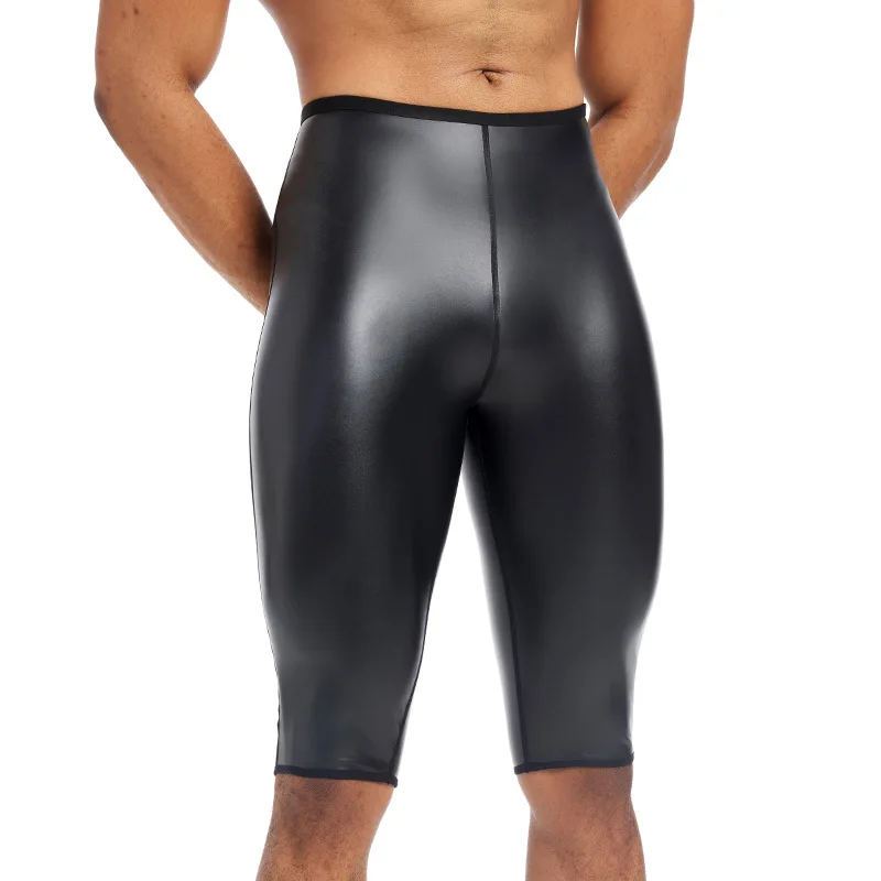 Men High Waist Tummy Control Shapewear Shorts Seamless Butt Lifter Compression Boxer Briefs Slimming Body Shaper Fitness