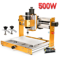 3018 Pro Ultra CNC Router 500W All-Metal Engraver Machine Limit Switch E-Stop with GRBL Offline for Metal,Wood, Acrylic, PCB MDF