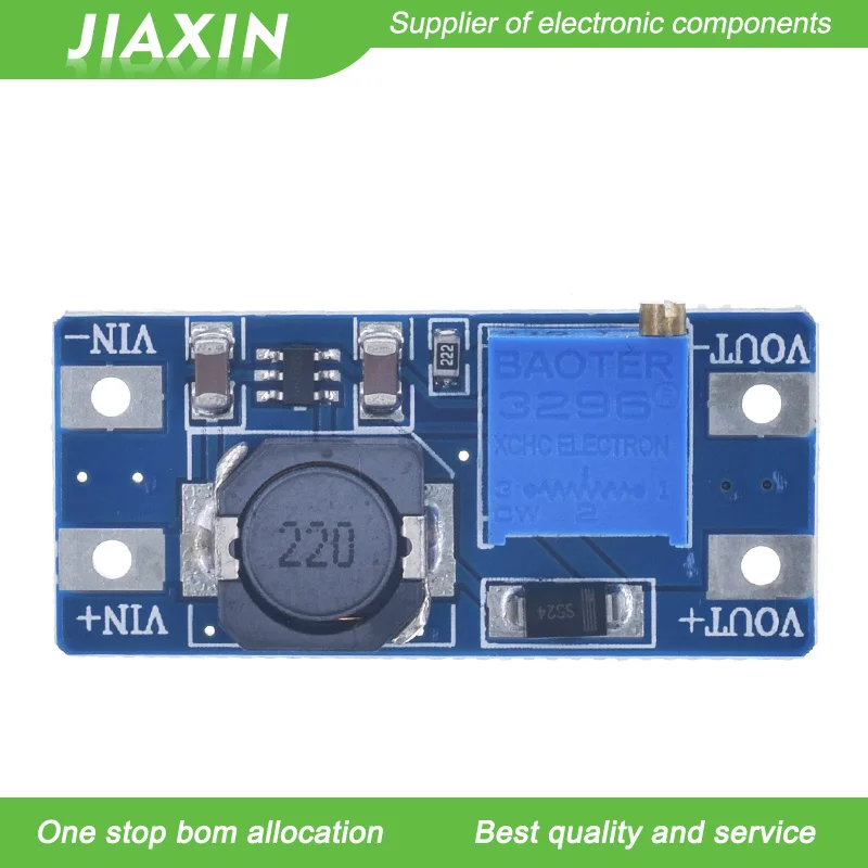 MT3608 DC-DC Step Up Converter Module Adjustable Booster Power Supply Module Voltage Regulator 2A Max 2V-24V To 5/9/12/28V