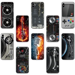 Music DJ Back Cover For Sony Xperia 5 VI 1 10 II III IV V 2023 XZ5 XZ4 XZ3 XZ2 XA2 Plus XA3 Ultra L3 L4 E5 Z5 Phone Case