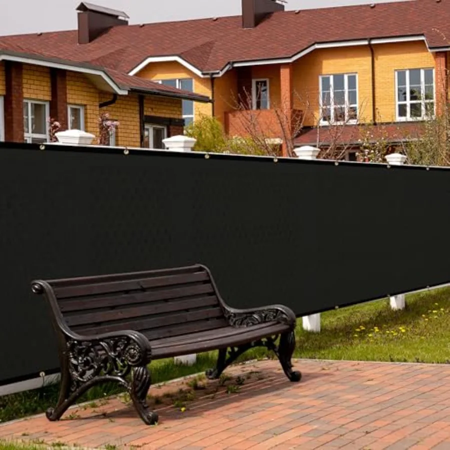 

Заборная сетка-экран для конфиденциальности 3 фута x 50 футов, сверхпрочная, 150 GSM, с латунными люверсами, для наружных стен