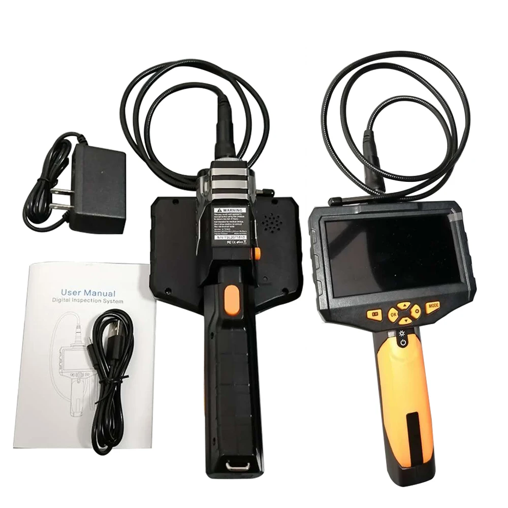 5.0inch Screen Video Detector Endoscope Camera Monitoring Car Repair Pipe Detector With Lens 2026