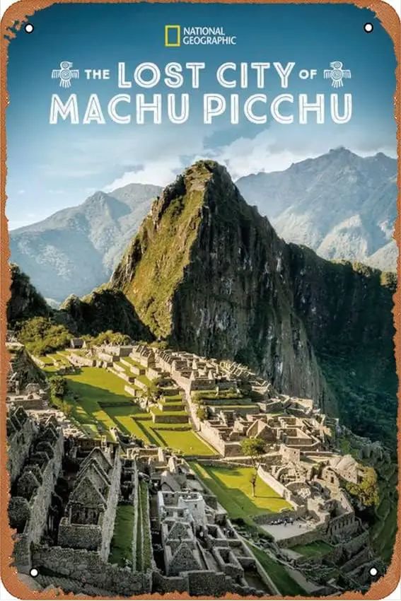 The Lost City of Machu Picchu 2019 Film Plaque Poster Metal Tin Sign ; Vintage Retro Wall Decor