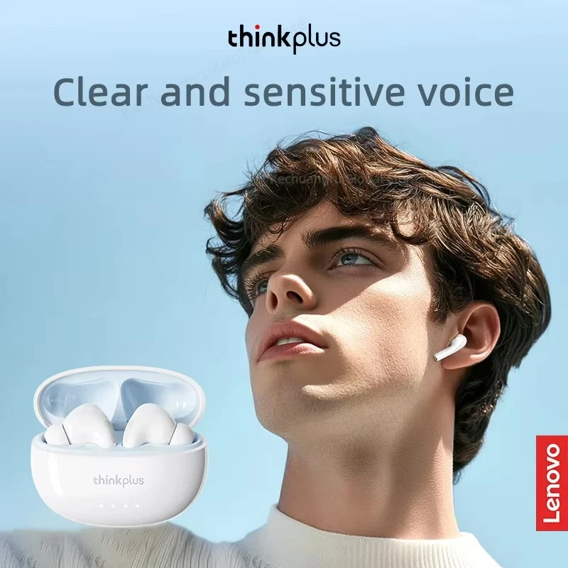 Auriculares Inalámbricos Lenovo LP5 PRO con Bluetooth 5.4, Auriculares TWS con Sonido HiFi para Juegos, Auriculares Deportivos LP5Pro con Micrófono y Larga Duración de Batería 2026