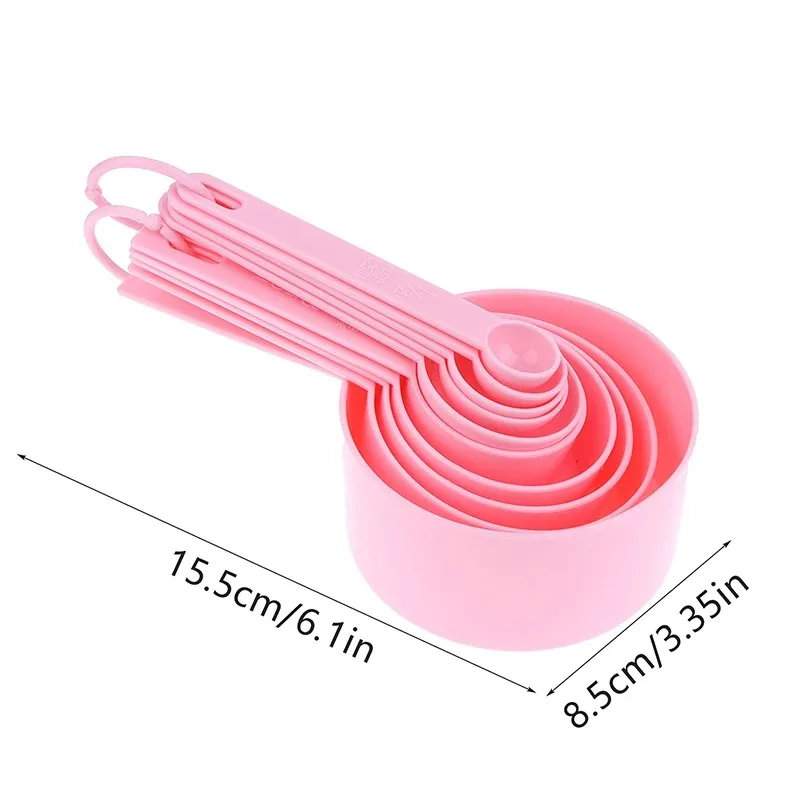 10Pcs/Set Kitchen Measuring Spoon Measuring Cups Measuring Tools Portable Plastic Coffee Sugar Scoop Kitchen Gadgets 2026