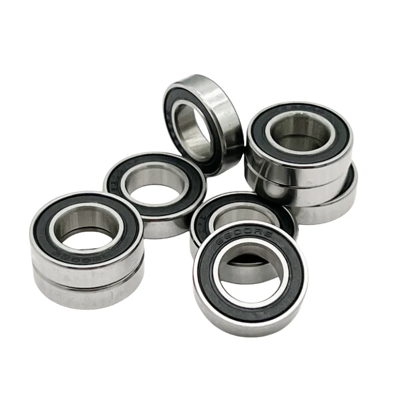 100pcs 6800-2RS 10x19x5mm deep groove ball bearing 6800 6800RS 61800-2RS 10*19*5 mm