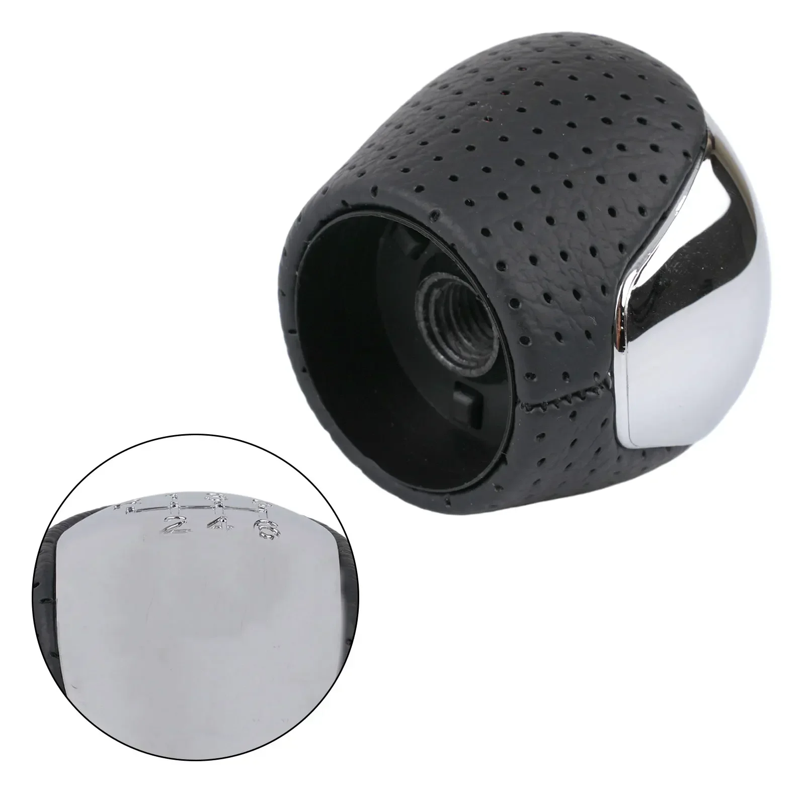 黒のギアシフトノブスティック,6速インテリアアクセサリー,ヒュンダイi30 ix35に適しています