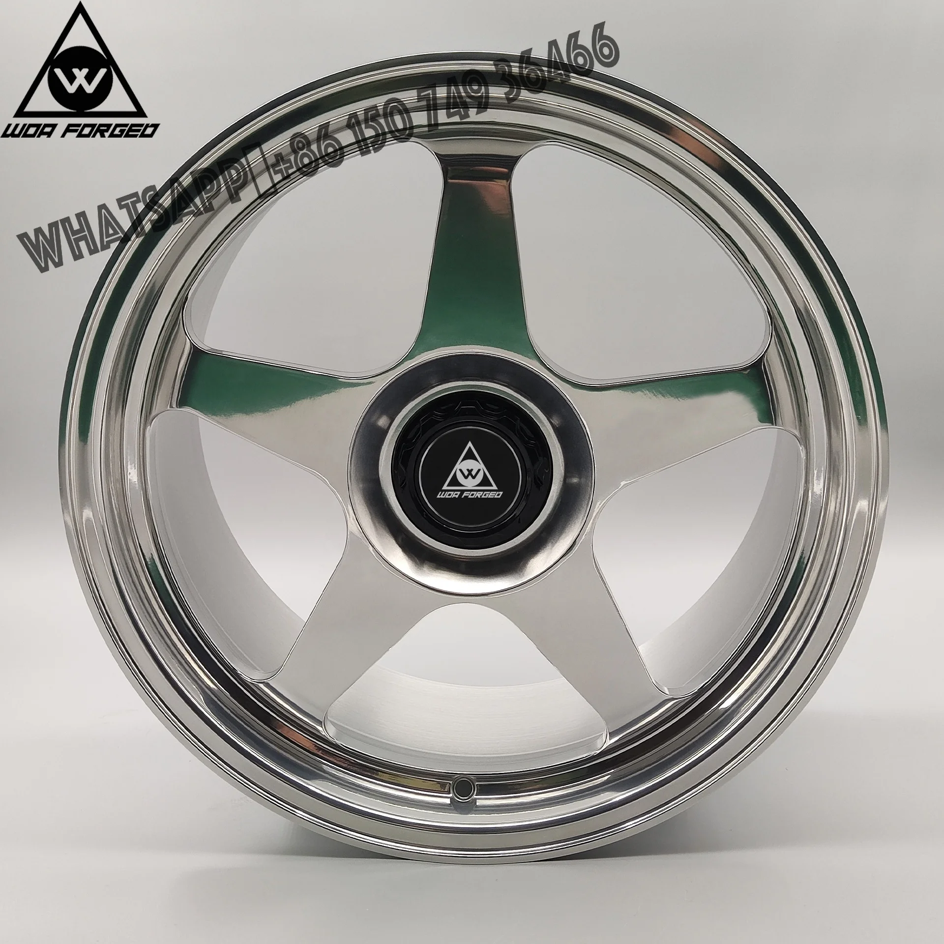 

WOAFORGED Wholesale Hot Sale Polished Chrome Forged Offroad Rims Five Pointed Star 4X4 Alloy Wheels for Wrangler Pajero Prado