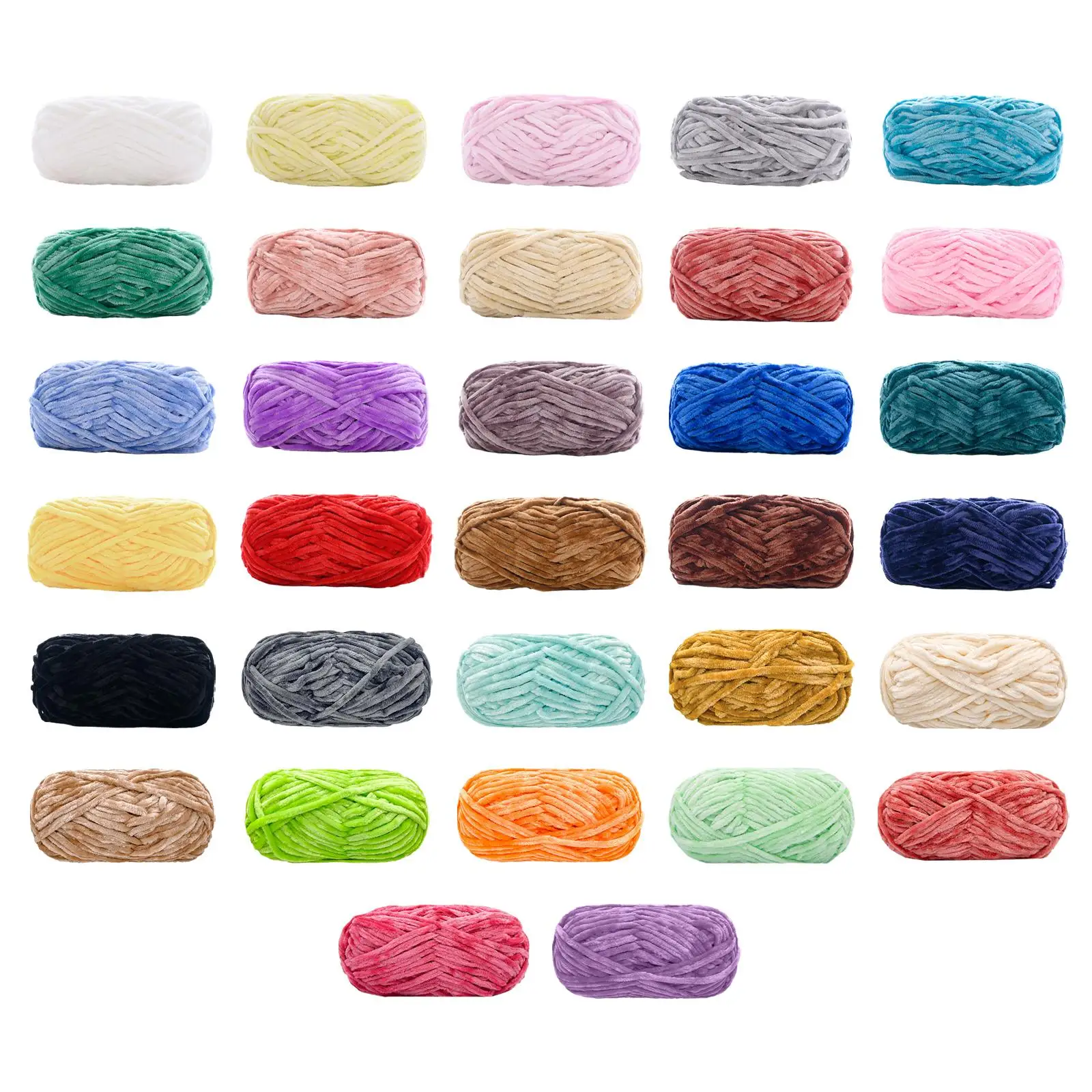 Chunky Yarn Giant Wool Yarn DIY 80M Crocheting Tube Giant Yarn Hand Knit Yarn for Bed Fence Sweater Knitted Cushion Sweaters