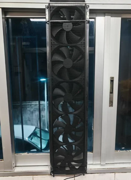 Window exhaust fan, no need to drill holes, fan replacement, silent glass window, smoke detector, no installation, strong