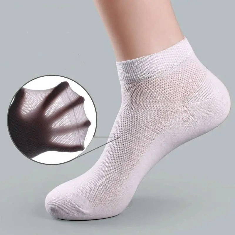 7Pair Women\'s Cotton Socks Short Female Low Cut Ankle For Women Ladies White Black Socks Short Chaussette Femme Summer