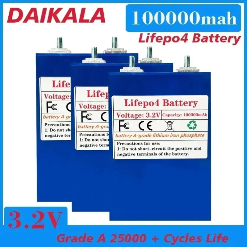 

2025 high quality High Quality 12v Campers Golf Cart, Off-road Solar Wind Power Yacht, 3.2V 100Ah Lifepo4 Battery