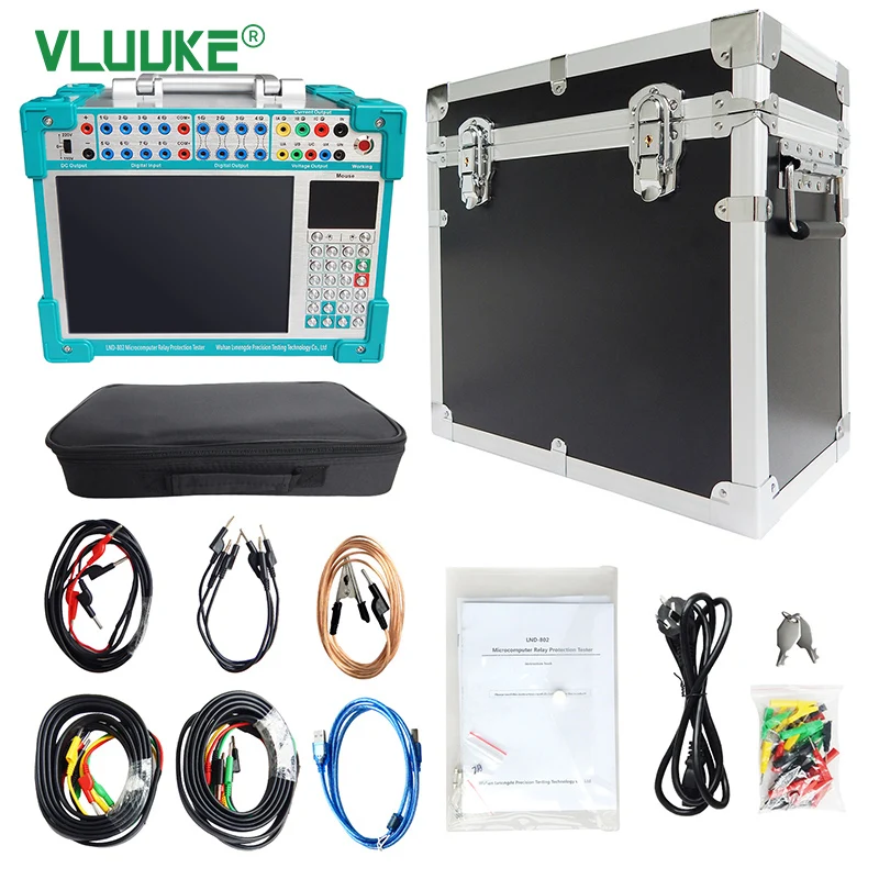 VLUUKE LND-802 Three-phase Relay protection Tester Relay protection Calibrator Microcomputer Industrial Control Instrument