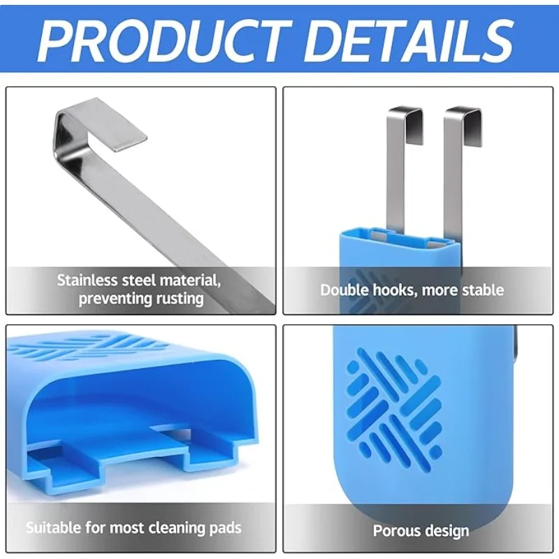 1/2Pcs Toilet Tank Cleaning Tablet Holder' , Hanging Toilets Bowl Cleaner Carrier for Preventing Dissolved Residue From Pollutin view 6