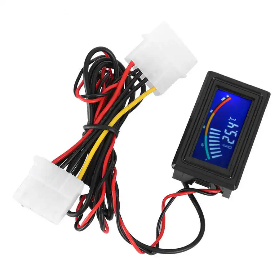 5~24V Digital Thermometer Temperature Sensor Temperature Tester Detector Monitor LCD PC Water Cooling Thermometer