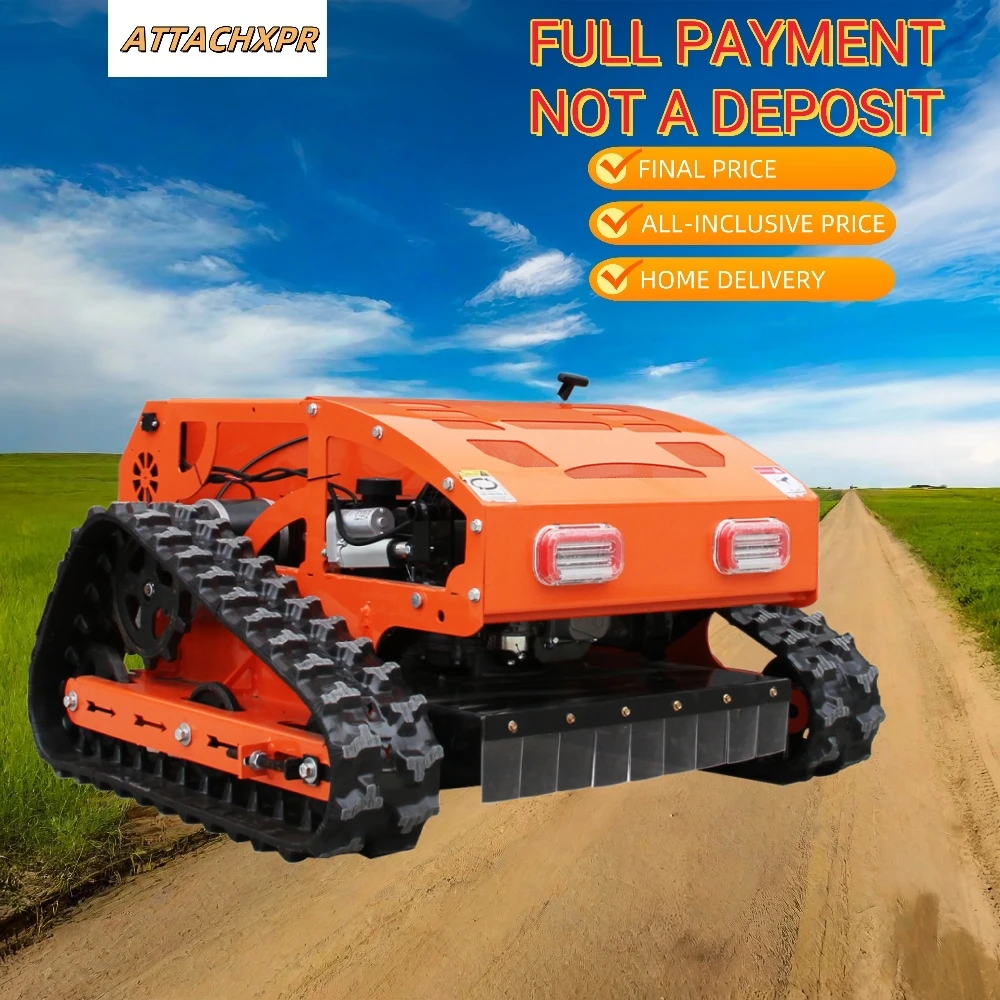 الدفع الكامل ليس إيداع جزازة العشب بجهاز التحكم عن بعد مع محرك بنزين رباعي الأشواط 9 حصان، قاطع عشب لجميع التضاريس