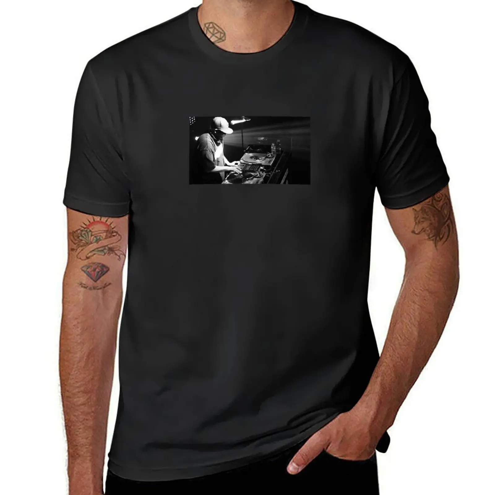 DJ Premier T-Shirt blacks quick-drying black t shirts for men