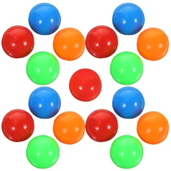 Game Replacement Balls Plastic Colorful Games Beads Compatible for Hungry Hippos Swallowing Beads Game Toy (Random Color)