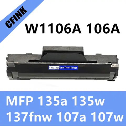 106A W1106A W1106 1106a Toner kompatybilny z HP Laser MFP 135a 135w 137fnw Laser 107a 107w